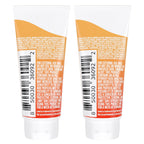 Lume Whole Body Deodorant - Mini Travel Size Invisible Cream Tube - Trial Size - 72 Hour Odor Control - Doctor Developed - Aluminum Free. Baking Soda Free - .5oz (Pack of 2) (Clean Tangerine)